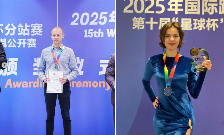 УКРАЇНСЬКІ ШАШКІСТИ ФІНІШУЮТЬ НА ПОДІУМІ КУБКА СВІТУ