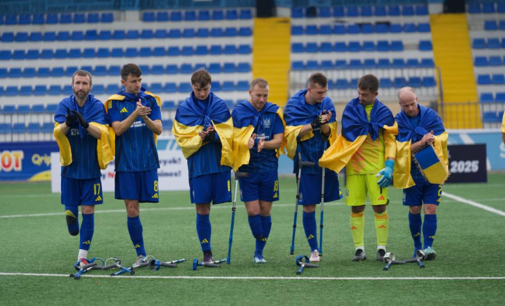 ДВІ ПОСПІЛЬ ЗВИТЯГИ ЗБІРНОЇ УКРАЇНИ З АМПФУТБОЛУ У ЛІЗІ НАЦІЙ