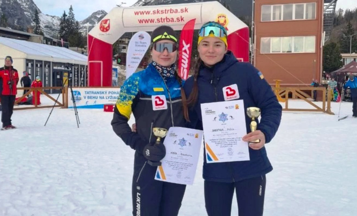 ТРИ БРОНЗОВІ ПОДІУМИ УКРАЇНСЬКИХ ЛИЖНИЦЬ НА КОНТИНЕНТАЛЬНОМУ КУБКУ