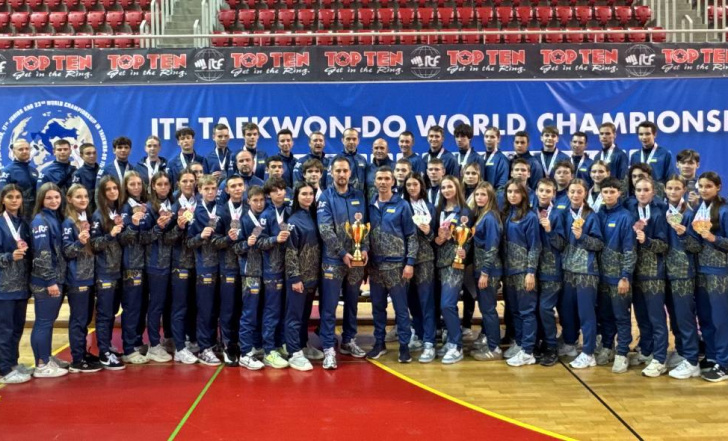 В УКРАЇНСЬКИХ ЄДИНОБОРЦІВ - ПОНАД ЧОТИРИ ДЕСЯТКИ МЕДАЛЕЙ ЧЕМПІОНАТУ СВІТУ З ТАЕКВОН-ДО