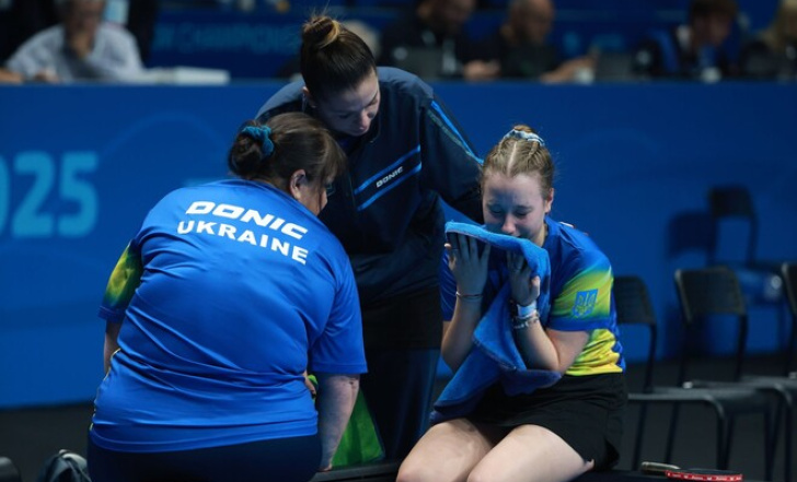УКРАЇНКИ У ВПЕРТІЙ БОРОТЬБІ ПОСТУПИЛИСЯ ПОРТУГАЛІЇ У ЧВЕРТЬФІНАЛІ ЄВРО З НАСТІЛЬНОГО ТЕНІСУ