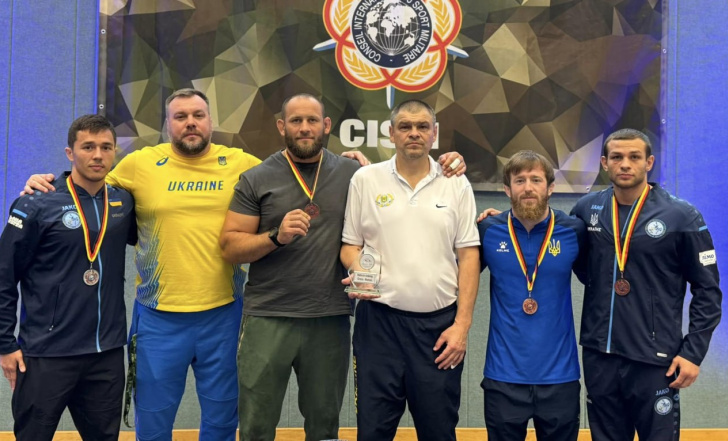 МЕДАЛЬНІ УСПІХИ УКРАЇНСЬКИХ БОРЦІВ НА ЧС СЕРЕД ВІЙСЬКОВОСЛУЖБОВЦІВ