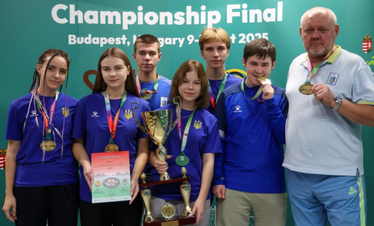 УКРАЇНСЬКІ СТРІЛЬЦІ - НА ПОДІУМІ ЄВРОПЕЙСЬКОЇ ЮНАЦЬКОЇ ЛІГИ