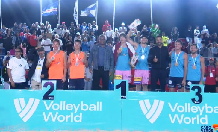 ДВІ УКРАЇНСЬКІ КОМАНДИ - НА ПОДІУМІ Ф'ЮЧЕРСУ З ПЛЯЖНОГО ВОЛЕЙБОЛУ