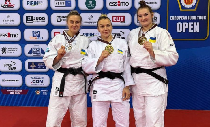 УКРАЇНСЬКІ ДЗЮДОЇСТКИ ДОМІНУВАЛИ НА КУБКУ ЄВРОПИ В БОЛГАРІЇ