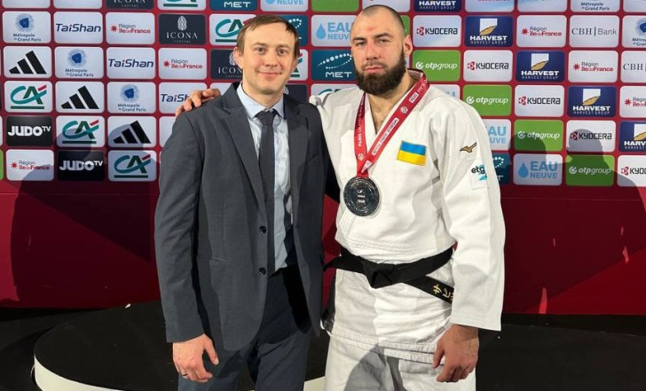 ДЗЮДОЇСТ АНТОН САВИЦЬКИЙ - НА ПОДІУМІ ГРЕНДСЛЕМУ В ПАРИЖІ