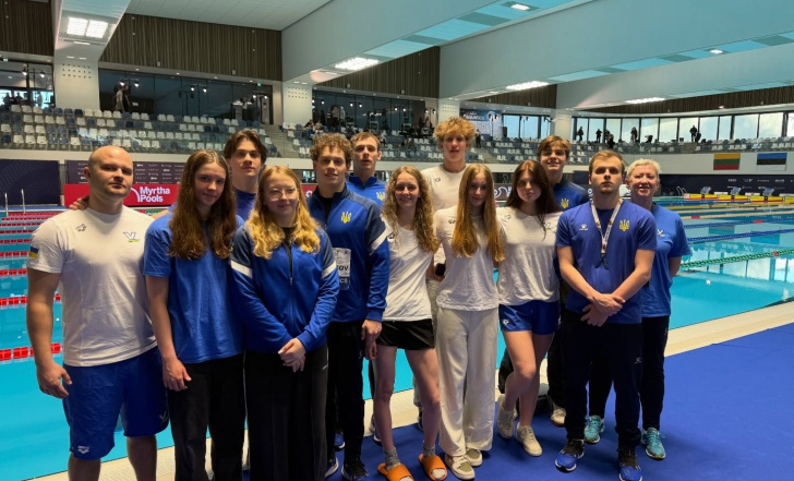 НА ВІДКРИТОМУ ЧЕМПІОНАТІ ЛИТВИ 2026 З ПЛАВАННЯ УКРАЇНЦІ ЗАВОЮВАЛИ 22 МЕДАЛІ